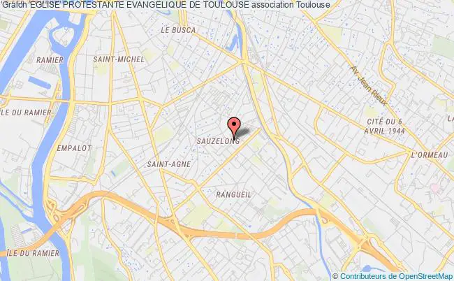 plan association Eglise Protestante Evangelique De Toulouse Toulouse