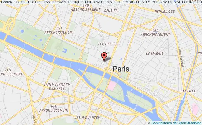 plan association Eglise Protestante Evangelique Internationale De Paris Trinity International Church Of Paris Paris