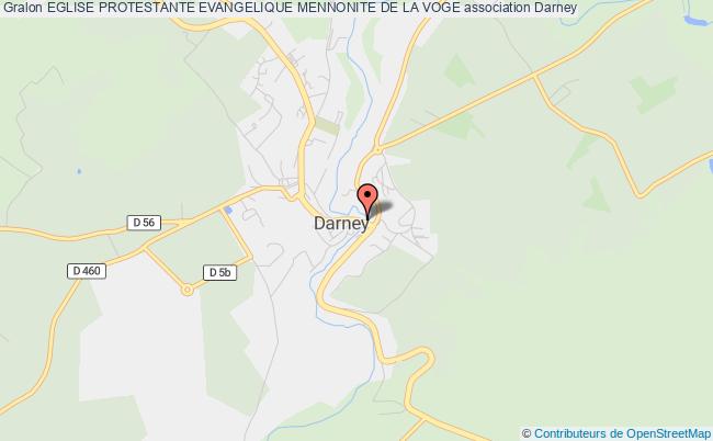 plan association Eglise Protestante Evangelique Mennonite De La Voge Darney