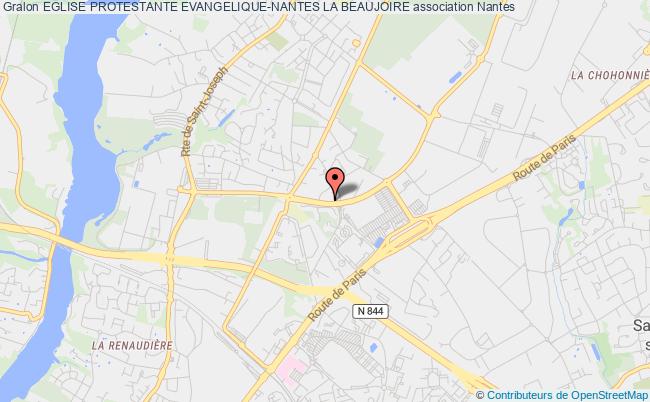 plan association Eglise Protestante Evangelique-nantes La Beaujoire Nantes
