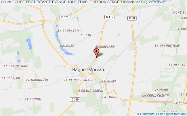 plan association Eglise Protestante Evangelique Temple Du Bon Berger Baguer-Morvan