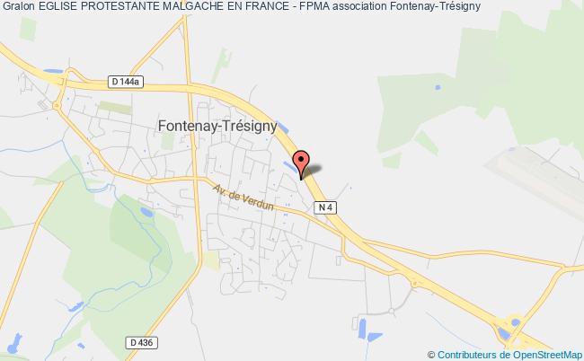 plan association Eglise Protestante Malgache En France - Fpma Fontenay-Trésigny