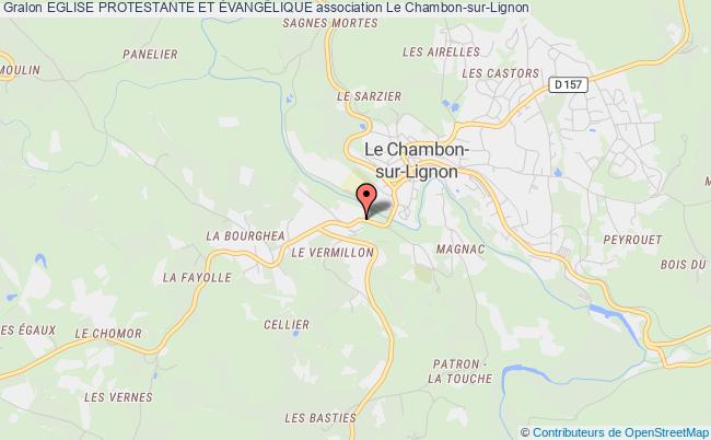 plan association Eglise Protestante Unie Du Chambon-sur-lignon Le Chambon-sur-Lignon
