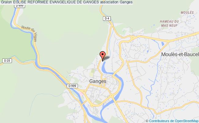 plan association Eglise Reformee Evangelique De Ganges Ganges