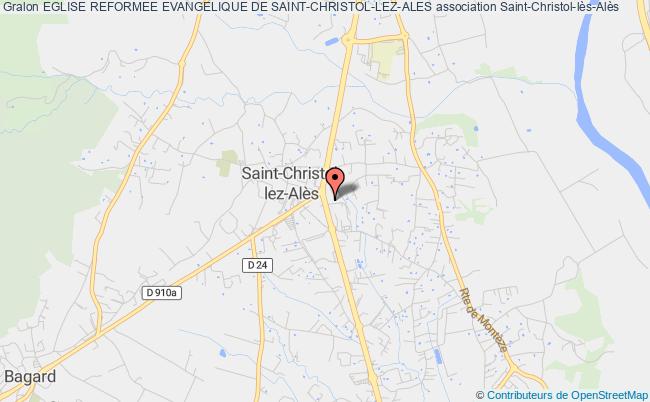 plan association Eglise Reformee Evangelique De Saint-christol-lez-ales Saint-Christol-lès-Alès