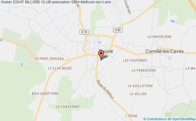 plan association Eight Billard Club Loire-Authion