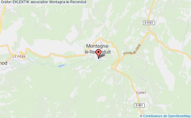 plan association Eklektik Montagna-le-Reconduit