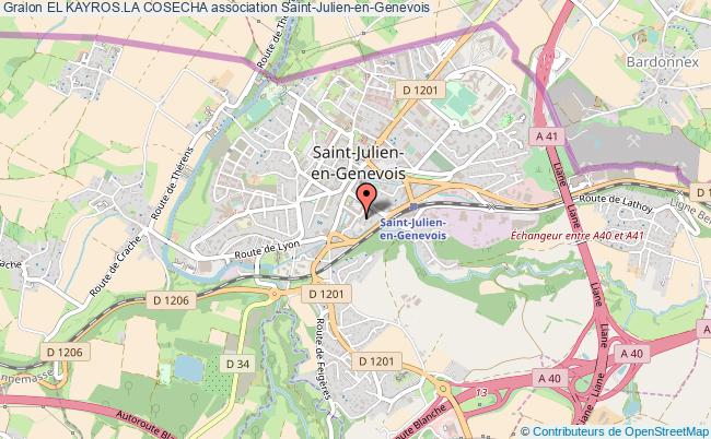 plan association El Kayros.la Cosecha Saint-Julien-en-Genevois