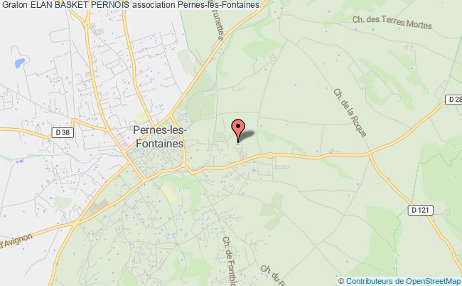 plan association Elan Basket Pernois Pernes-les-Fontaines