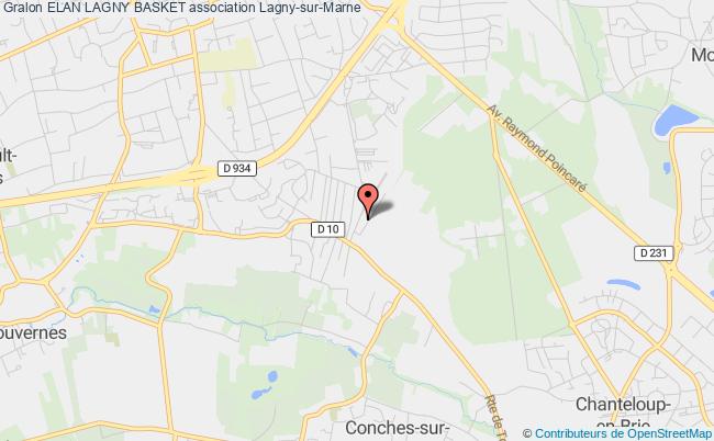 plan association Elan Lagny Basket Lagny-sur-Marne