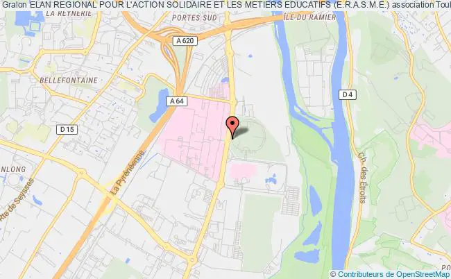 plan association Elan Regional Pour L'action Solidaire Et Les Metiers Educatifs (e.r.a.s.m.e.) Toulouse