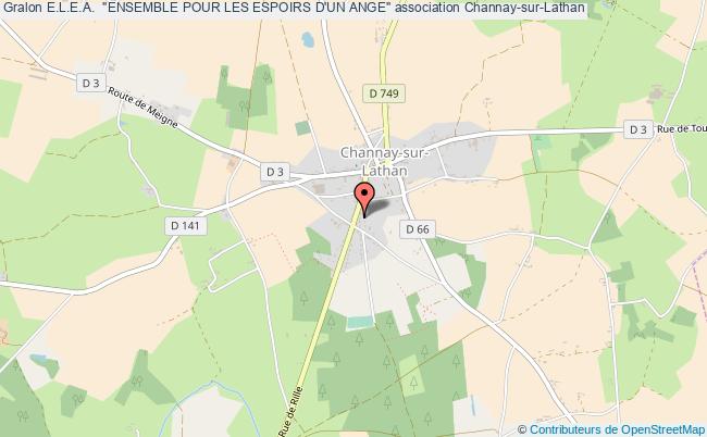plan association E.l.e.a.  "ensemble Pour Les Espoirs D'un Ange" Channay-sur-Lathan