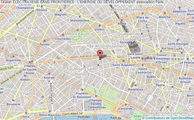 plan association Electriciens Sans Frontieres - L'energie Du Developpement Paris