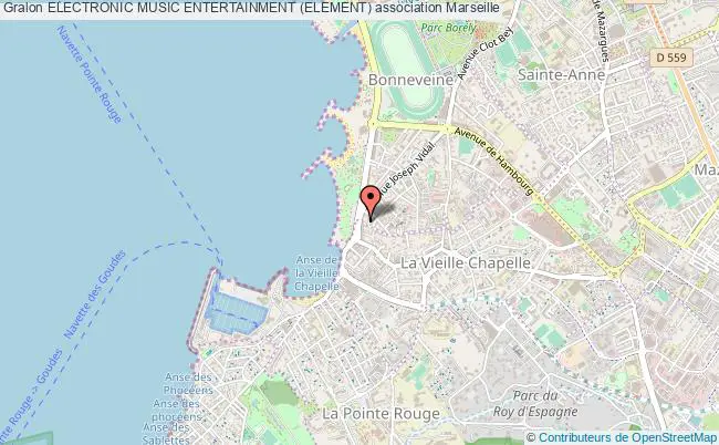 plan association Electronic Music Entertainment (element) Marseille