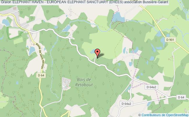 plan association Elephant Haven - European Elephant Sanctuary (ehees) Bussière-Galant
