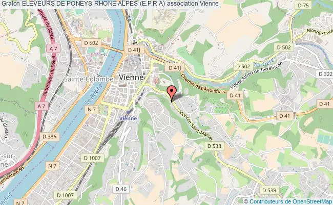 plan association Eleveurs De Poneys Rhone Alpes (e.p.r.a) Vienne