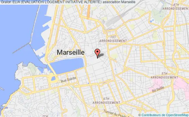 plan association Elia (evaluation Logement Initiative Alterite) Marseille