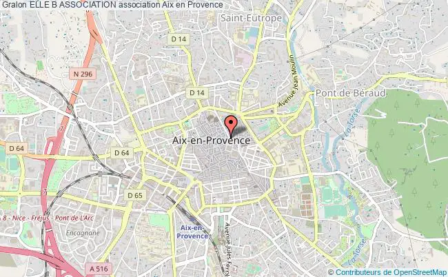 plan association Elle B Association Aix-en-Provence