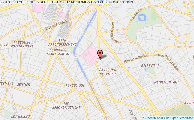 plan association Ellye - Ensemble LeucÉmie Lymphomes Espoir Paris