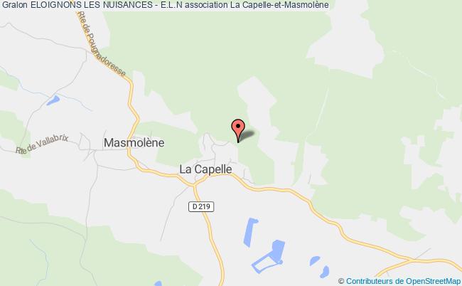 plan association Eloignons Les Nuisances - E.l.n Capelle-et-Masmolène