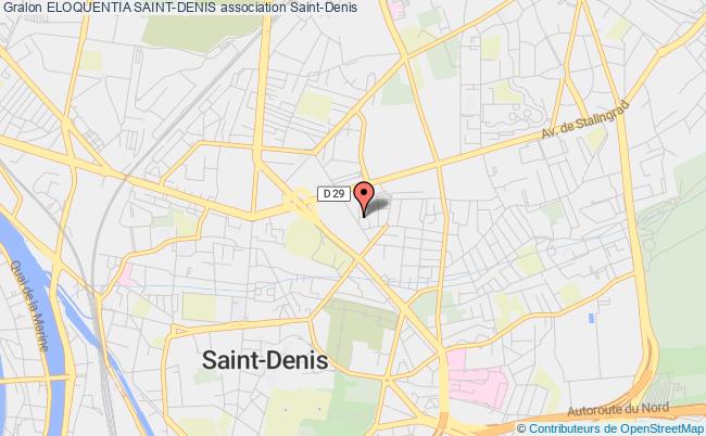 plan association Eloquentia Saint-denis Saint-Denis
