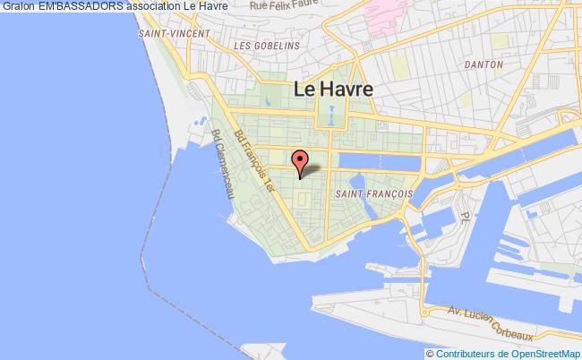 plan association Em'bassadors Havre
