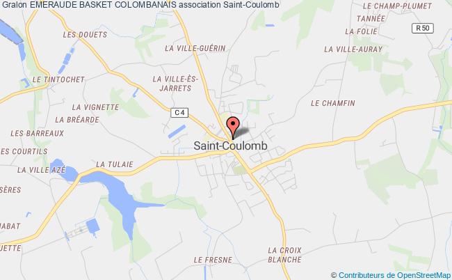 plan association Emeraude Basket Colombanais Saint-Coulomb