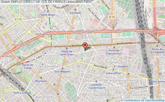 plan association Emploi Direct Idf (ile De France) Paris
