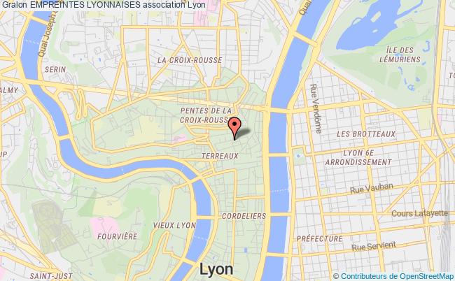 plan association Empreintes Lyonnaises Lyon