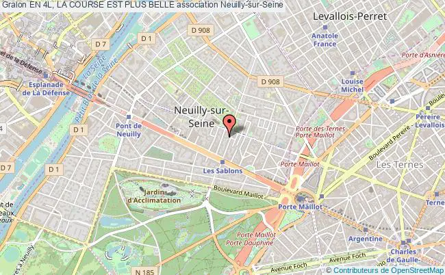plan association En 4l, La Course Est Plus Belle Neuilly-sur-Seine