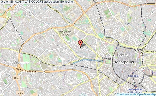 plan association En Avant Las Colors Montpellier