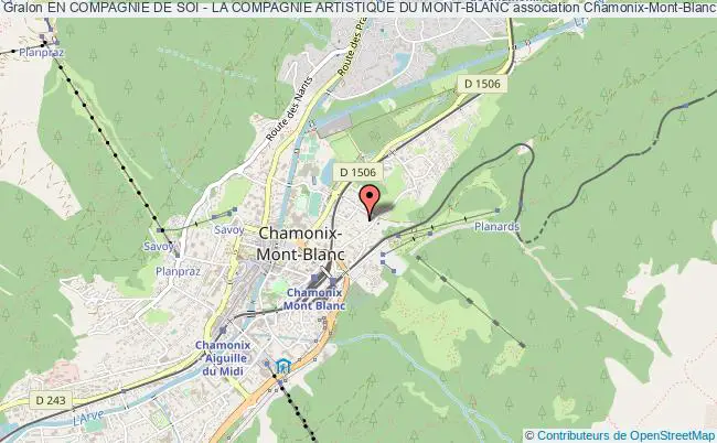 plan association En Compagnie De Soi - La Compagnie Artistique Du Mont-blanc Chamonix-Mont-Blanc