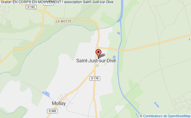 plan association En Corps En Mouvement ! Saint-Just-sur-Dive