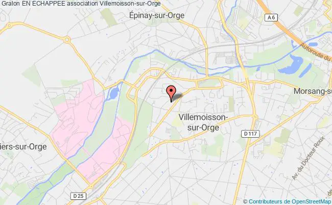 plan association En Echappee Villemoisson-sur-Orge