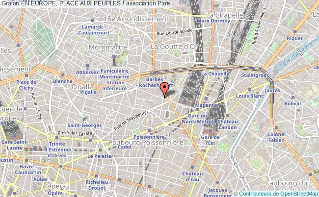 plan association En Europe, Place Aux Peuples ! PARIS