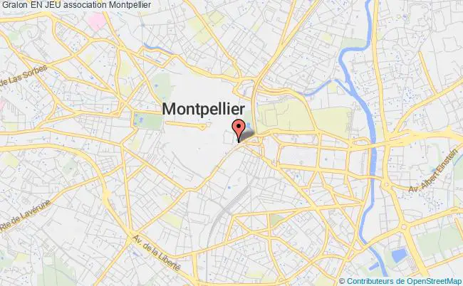 plan association En Jeu Montpellier