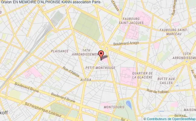 plan association En Memoire D'alphonse Kann Paris