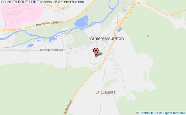 plan association En Roue Libre Arnières-sur-Iton
