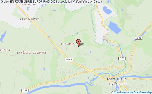 plan association En Roue Libre Europ'raid 2024 Mareuil-sur-Lay-Dissais