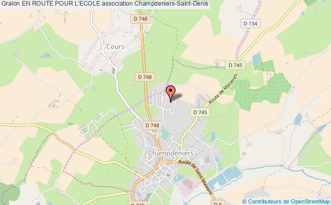 plan association En Route Pour L'ecole Champdeniers-Saint-Denis