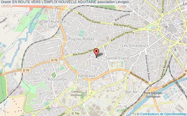 plan association En Route Vers L'emploi nouvelle Aquitaine Limoges