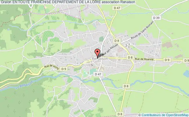 plan association En Toute Franchise Departement De La Loire Renaison