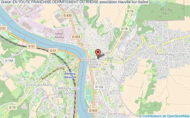 plan association En Toute Franchise Departement Du Rhone Neuville-sur-Saône