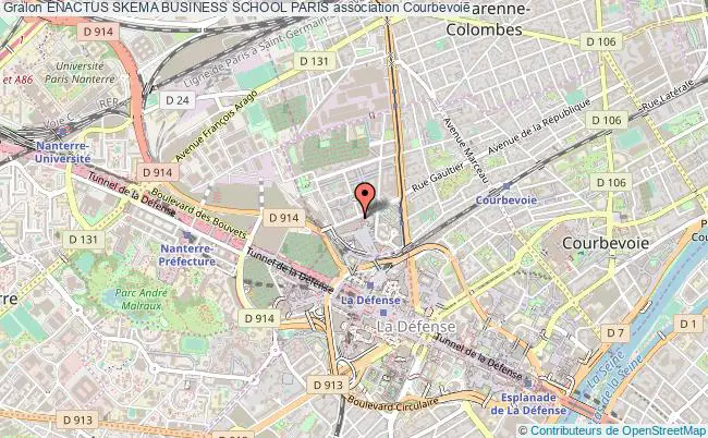 plan association Enactus Skema Business School Paris Courbevoie