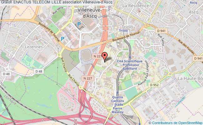 plan association Enactus Telecom Lille Villeneuve-d'Ascq