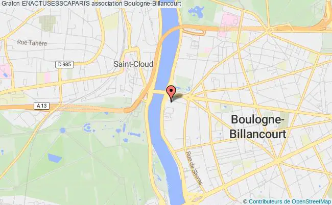 plan association Enactusesscaparis Boulogne-Billancourt
