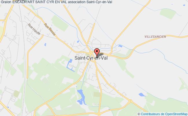 plan association Encadr'art Saint Cyr En Val Saint-Cyr-en-Val