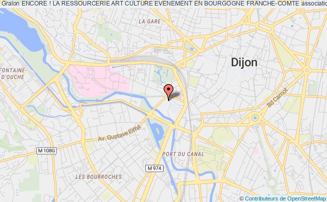 plan association Encore ! La Ressourcerie Art Culture Evenement En Bourgogne Franche-comte Dijon