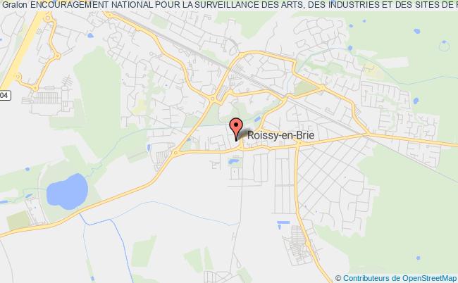 plan association Encouragement National Pour La Surveillance Des Arts, Des Industries Et Des Sites De France 65- Ensais France 65 Roissy-en-Brie