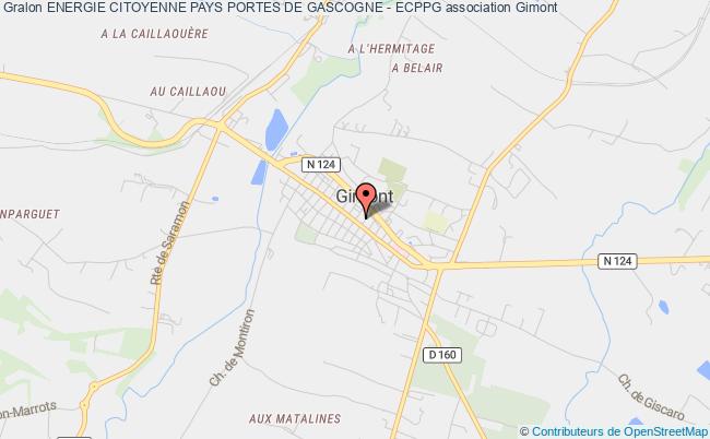 plan association Energie Citoyenne Pays Portes De Gascogne - Ecppg Gimont Cédex